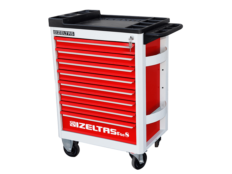 İZELTAŞ PRO SERVİS DOLABI 8 ÇEKMECELİ DOLU 209 PARÇA